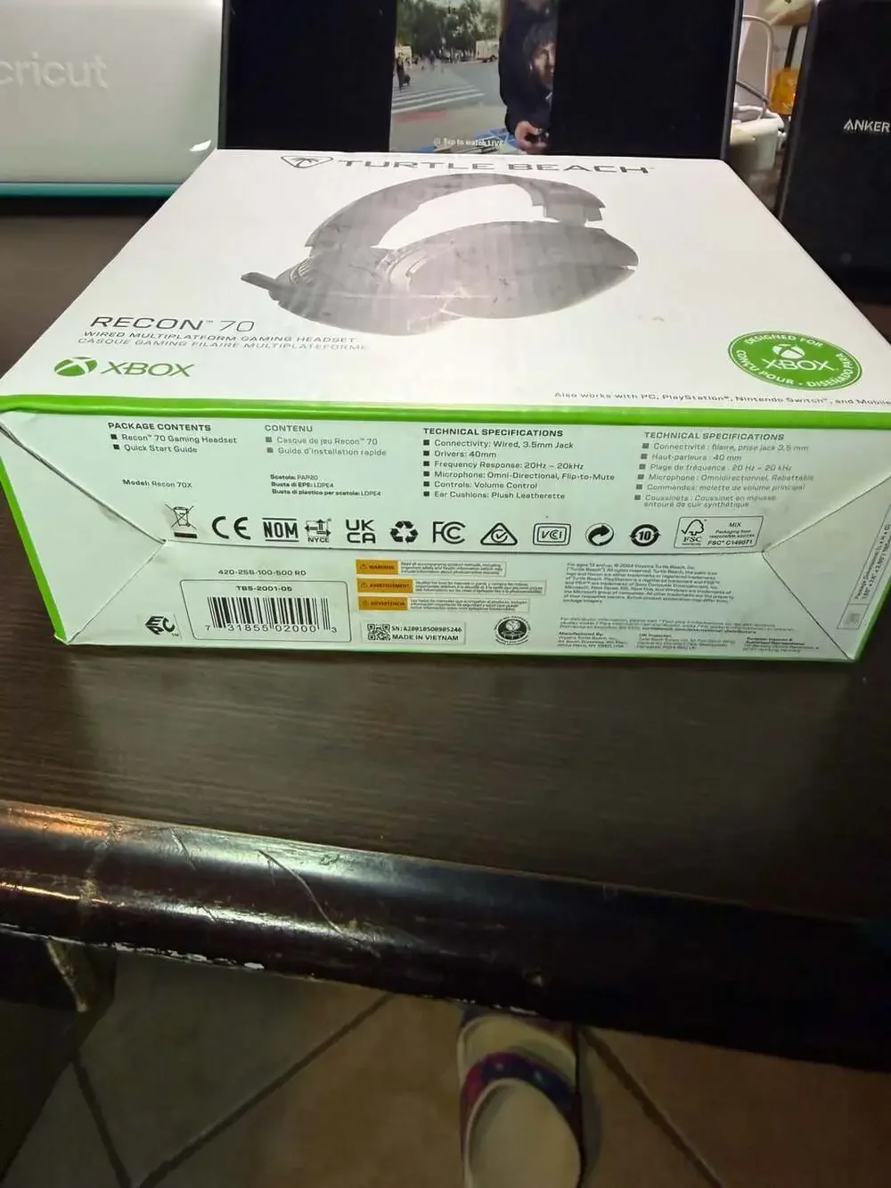 Turtle Beach Recon 70X Wired Gaming Headset for Xbox